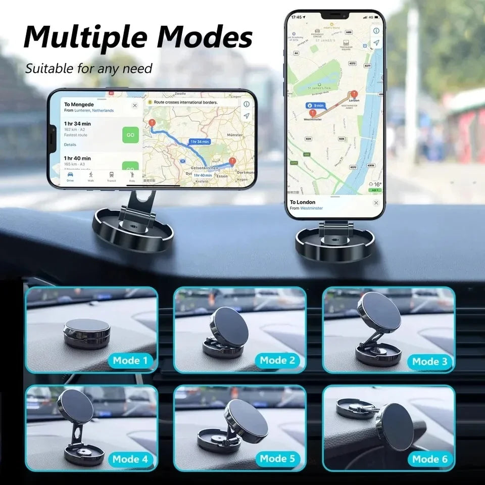 Support mobile magnétique à aspiration pour voiture